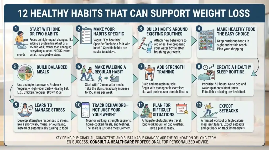 12 Healthy Habits That Can Support Weight Loss