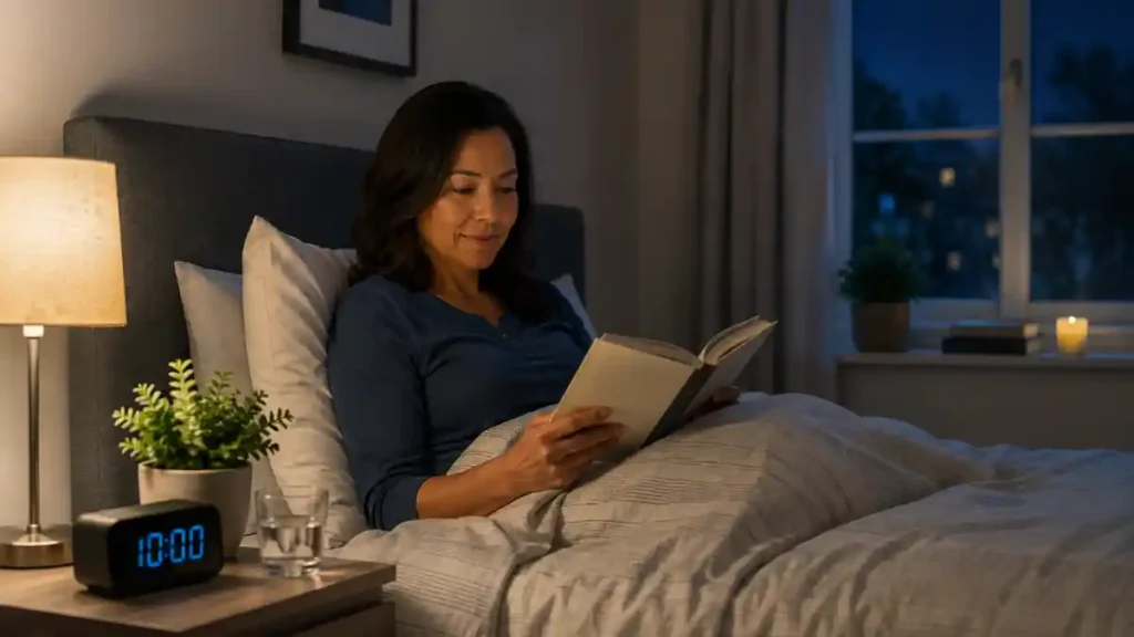 Healthy sleep routine as part of weight management