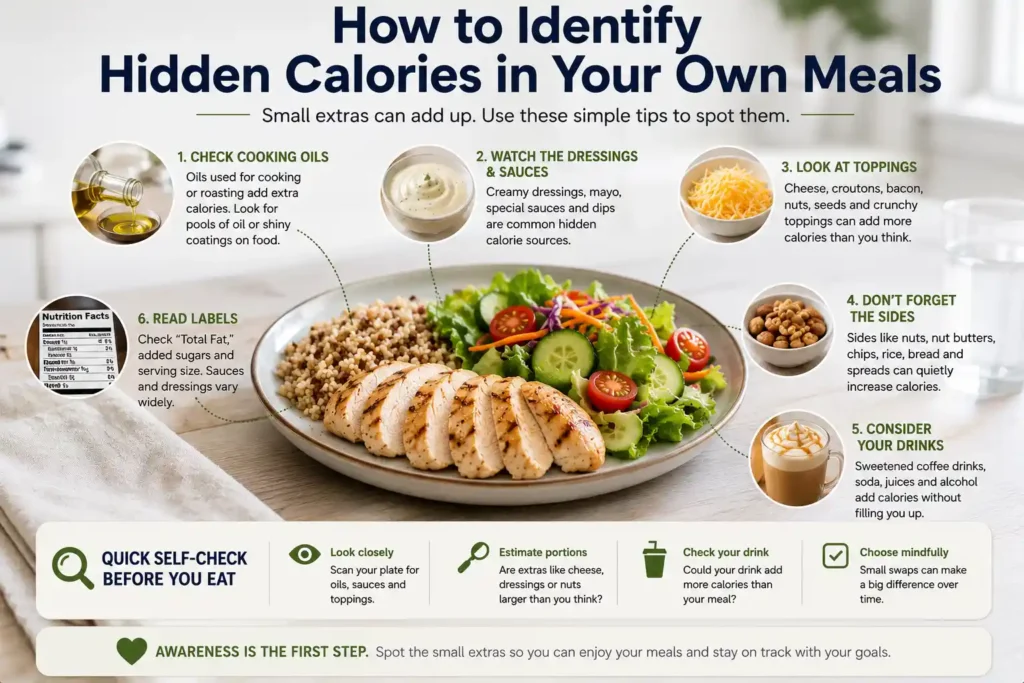 How to Identify Hidden Calories in Your Own Meals